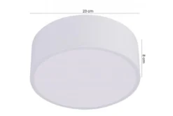 Arrediorg LAMPADA DA SOFFITTO MODERNA NERA ORBO D23