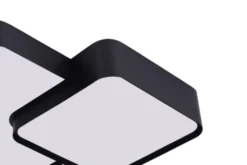 Arrediorg LAMPADA DA SOFFITTO MODERNA NERA CUBO DUO D40