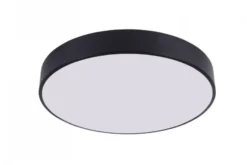 Arrediorg LAMPADA DA SOFFITTO MODERNA NERA ORBO D60