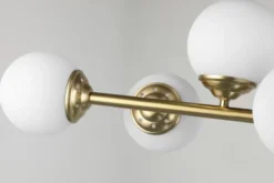 Arrediorg LAMPADA DA SOFFITTO MODERNA OTTONE FINO W8