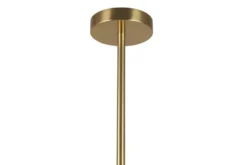 Arrediorg LAMPADA DA SOFFITTO MODERNA OTTONE FINO W8
