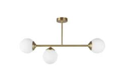 Arrediorg LAMPADA DA SOFFITTO MODERNA OTTONE FINO W3