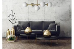 Arrediorg LAMPADA DA SOFFITTO MODERNA OTTONE FINO W5