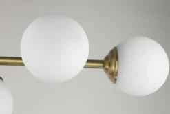 Arrediorg LAMPADA DA SOFFITTO MODERNA OTTONE FINO W5