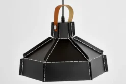 Arrediorg LAMPADA DA SOFFITTO NERA DONA W1