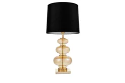 Arrediorg Lampada da tavolo comodino BRISTON Oro