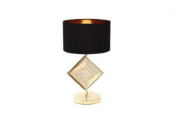 Arrediorg Lampada da tavolo comodino glamour BENARDI -Oro