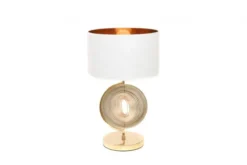 Arrediorg Lampada da tavolo comodino glamour MONTERONI -Oro