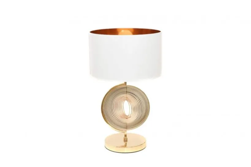 Arrediorg Lampada da tavolo comodino glamour MONTERONI -Oro