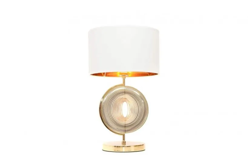 Arrediorg Lampada da tavolo comodino glamour MONTERONI -Oro