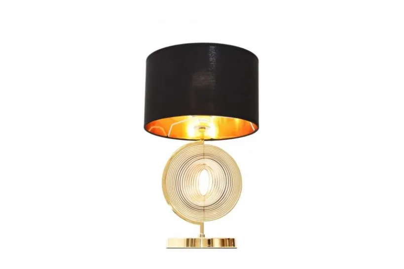 Arrediorg Lampada da tavolo comodino glamour MONTERONI -Oro
