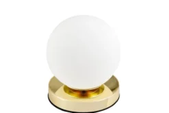 Arrediorg LAMPADA DA TAVOLO MODERNA CLASSICA ORO FREDICA W1