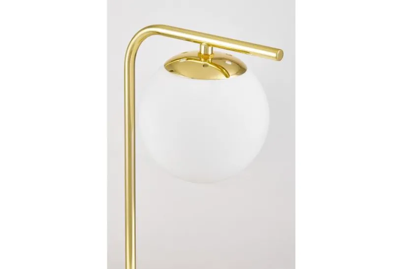 Arrediorg LAMPADA DA TAVOLO MODERNA CLASSICA ORO TESO W1