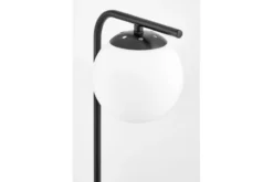 Arrediorg LAMPADA DA TAVOLO MODERNA NERA TESO W1