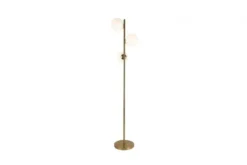Arrediorg Lampada da terra di design moderno FREDICA W3 Ottone