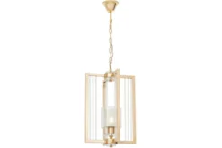 Arrediorg Lampada moderna a sospensione oro e vetro MANHATTAN W1