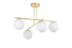 Arrediorg LAMPADA MODERNA DA SOFFITTO CLASSIC ORO LEDO W4