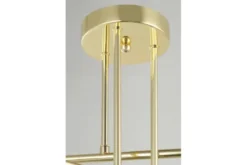 Arrediorg LAMPADA MODERNA DA SOFFITTO CLASSIC ORO LEDO W6