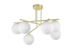 Arrediorg LAMPADA MODERNA DA SOFFITTO CLASSIC ORO LEDO W6
