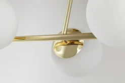 Arrediorg LAMPADA MODERNA DA SOFFITTO CLASSIC ORO LEDO W3