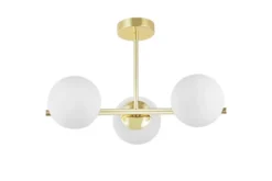 Arrediorg LAMPADA MODERNA DA SOFFITTO CLASSIC ORO LEDO W3