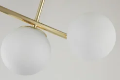 Arrediorg LAMPADA MODERNA DA SOFFITTO CLASSICA ORO LEDO W3