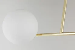 Arrediorg LAMPADA MODERNA DA SOFFITTO CLASSIC ORO LEDO W2