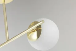 Arrediorg LAMPADA MODERNA DA SOFFITTO CLASSIC ORO LEDO W2