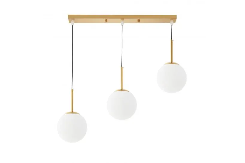 Arrediorg LAMPADA MODERNA TRIPLA ORO FREDICA W3 PRO