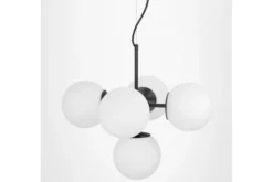 Arrediorg Lampadario a bocce bianche 5 luci STELVIO W5