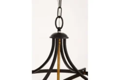 Arrediorg Lampadario a gabbia e ottone vintage ASTILA W6