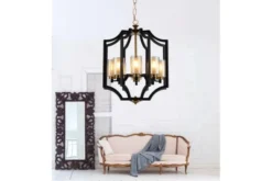 Arrediorg Lampadario a e ottone VIGATTO W8