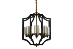 Arrediorg Lampadario a e ottone VIGATTO W8