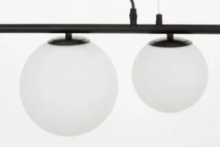 Arrediorg Lampadario a palle e metallo nero BARISTICA W5