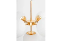 Arrediorg Lampadario a sospensione a sfera 5 luci oro caldo STELVIO W5