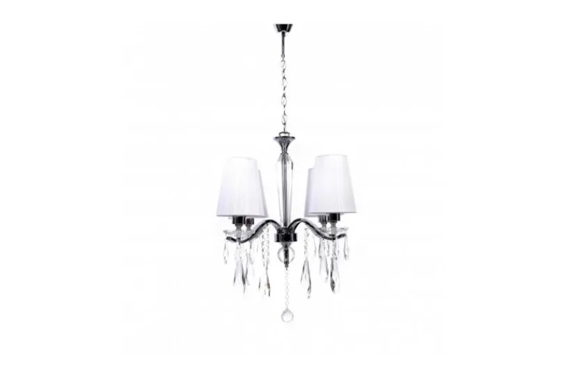 Arrediorg Lampadario a sospensione classico di cristallo Alessia W4