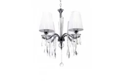 Arrediorg Lampadario a sospensione classico di cristallo Alessia W4