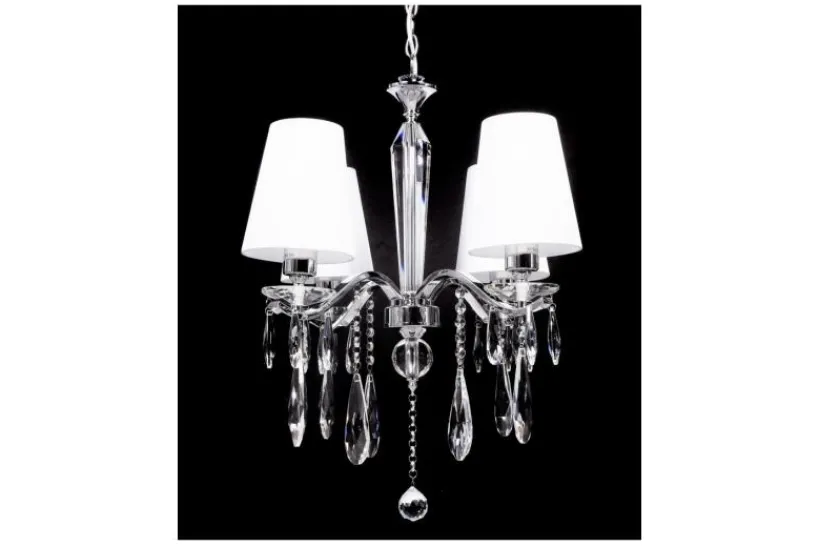 Arrediorg Lampadario a sospensione classico di cristallo Alessia W4