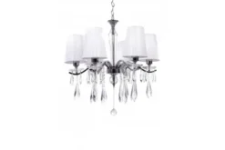 Arrediorg Lampadario a sospensione classico di cristallo Alessia W6