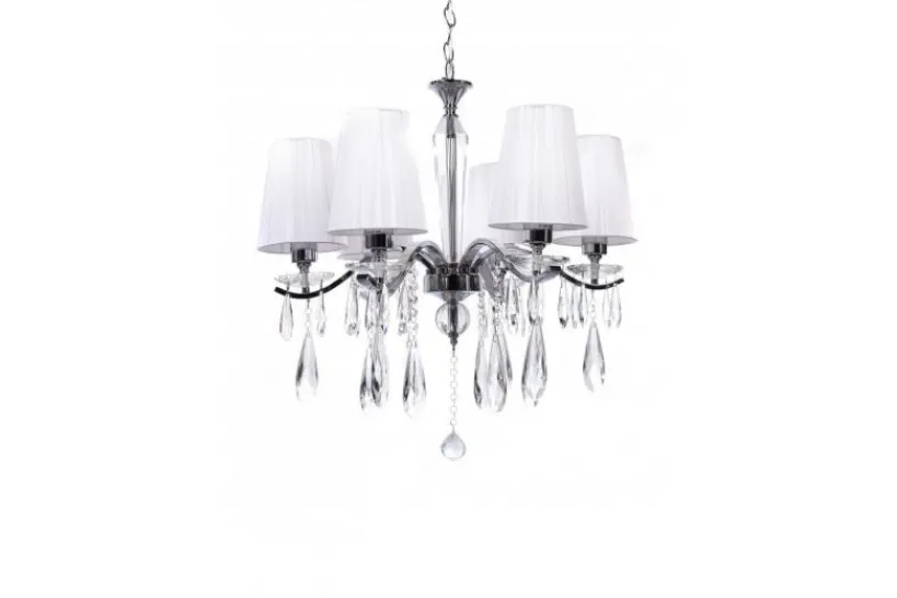 Arrediorg Lampadario a sospensione classico di cristallo Alessia W6
