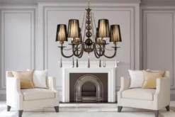 Arrediorg Lampadario a sospensione classico FABIONE W6