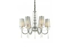 Arrediorg Lampadario a sospensione classico FABIONE W6 Cromato