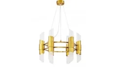 Arrediorg Lampadario a sospensione design moderno in vetro CHARLSTON W6