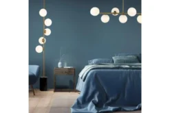 Arrediorg Lampadario a sospensione di design moderno FREDICA W7 Ottone