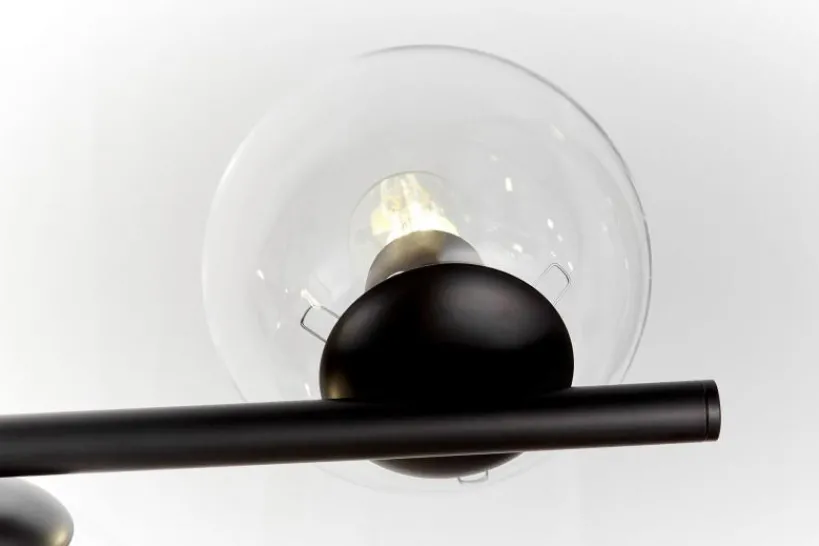Arrediorg Lampadario a sospensione di design moderno sfere in vetro FREDICA W7