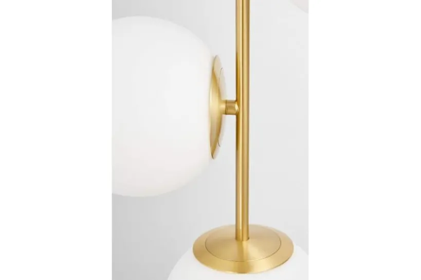 Arrediorg Lampadario a sospensione di design moderno 3 luci a sfere STELVIO W3