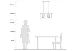 Arrediorg Lampadario a sospensione di metallo in colore con ottone WALDORF W8