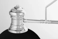 Arrediorg Lampadario a sospensione in stile industriale 3 luci e cromato ETTORE W3