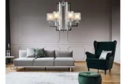 Arrediorg Lampadario a sospensione moderno di metallo colore MANHATTAN