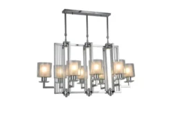Arrediorg Lampadario a sospensione moderno di metallo colore MANHATTAN PRO